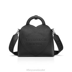 Return to Tiffany Unisex 0J0F2357 Accessories in Black Leather