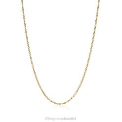 Tiffany 18k Gold Chain Unisex 0J0F593 Jewelry