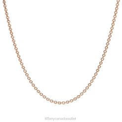 Tiffany 18k Rose Gold Chain Unisex 0J0F684 Jewelry