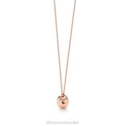 Tiffany Ball Pendant Unisex 0J0F475 Jewelry in Rose Gold, 12.75 mm