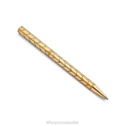 Tiffany Ballpoint Pen Unisex 0J0F2698 Home Decor in Gold Vermeil