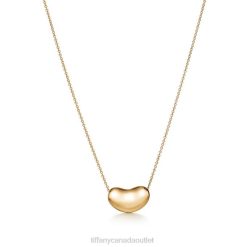 Tiffany Bean design Pendant Unisex 0J0F51 Jewelry in Yellow Gold, 18 mm