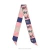Tiffany Bird on a Rock Ribbon Scarf Unisex 0J0F2481 Accessories in Crystal Pink Silk