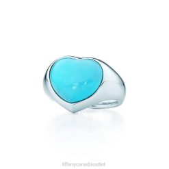 Tiffany Cabochon Heart Ring Unisex 0J0F1848 Jewelry