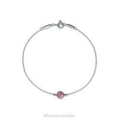 Tiffany Color by the Yard Purple Chalcedony Cabochon Bracelet Unisex 0J0F1349 Jewelry in Silver