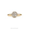 Tiffany Diamond Ball Ring Unisex 0J0F1919 Jewelry in 18k Gold