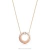 Tiffany Diamond Circle Pendant Unisex 0J0F396 Jewelry in 18k Rose Gold