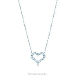 Tiffany Diamond Heart Pendant Unisex 0J0F381 Jewelry