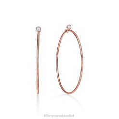 Tiffany Diamond Hoop Earrings Unisex 0J0F939 Jewelry
