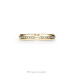 Tiffany Diamond Nesting Narrow Band Ring Unisex 0J0F1735 Jewelry