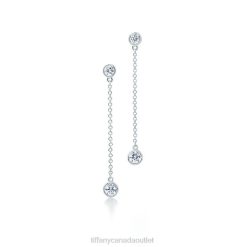Tiffany Diamonds by the Yard Drop Earrings Unisex 0J0F719 Jewelry
