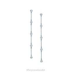 Tiffany Diamonds by the Yard Drop Earrings Unisex 0J0F912 Jewelry