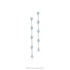 Tiffany Diamonds by the Yard Drop Earrings Unisex 0J0F967 Jewelry