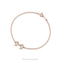 Tiffany Double Loving Heart Bracelet Unisex 0J0F1273 Jewelry