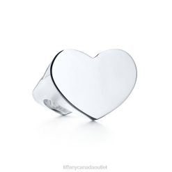 Tiffany Double Modern Heart Ring Unisex 0J0F1750 Jewelry