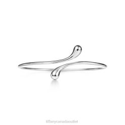 Tiffany Elongated Teardrop Bangle Unisex 0J0F1411 Jewelry