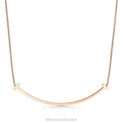 Tiffany Extra Large Smile Pendant in 18k Rose Gold Unisex 0J0F472 Jewelry