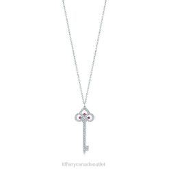 Tiffany Fleur de Lis Key Pendant Unisex 0J0F671 Jewelry