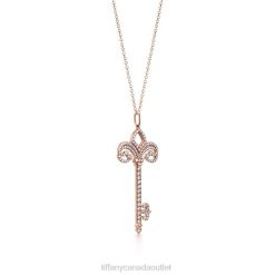 Tiffany Fleur de Lis Key Pendant Unisex 0J0F674 Jewelry
