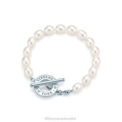 Tiffany Freshwater Pearl Toggle Bracelet Unisex 0J0F1167 Jewelry