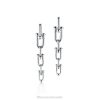 Tiffany Graduated Link Earrings Unisex 0J0F767 Jewelry