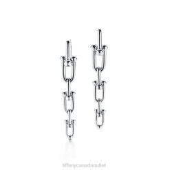 Tiffany Graduated Link Earrings Unisex 0J0F767 Jewelry