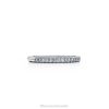 Tiffany Half Eternity Ring Unisex 0J0F1839 Jewelry in Platinum with Diamonds