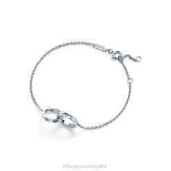 Tiffany Interlocking Circles Chain Bracelet Unisex 0J0F1040 Jewelry in Silver