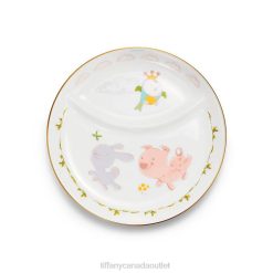 Tiffany Land Animals Two-section Baby Dish Kids 0J0F2597 Home Decor in Bone China