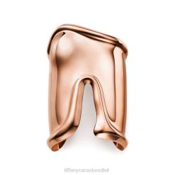 Tiffany Large Bone Cuff Unisex 0J0F1109 Jewelry in 18k Rose Gold