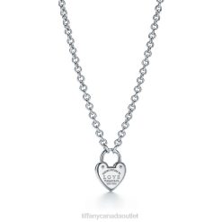 Tiffany Love Lock Necklace Unisex 0J0F177 Jewelry in Silver
