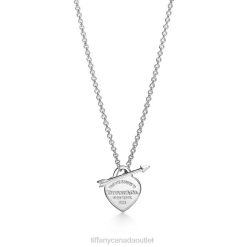 Tiffany Lovestruck Heart Tag Pendant Unisex 0J0F193 Jewelry in Silver, Small