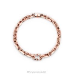 Tiffany Makers Narrow Chain Bracelet in 18k Rose Gold Unisex 0J0F1278 Jewelry
