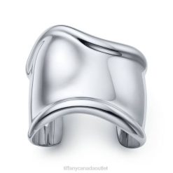 Tiffany Medium Bone Cuff Unisex 0J0F1184 Jewelry in Sterling Silver