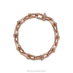 Tiffany Medium Link Bracelet Unisex 0J0F1012 Jewelry in Rose Gold