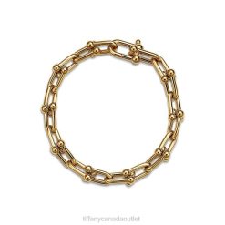 Tiffany Medium Link Bracelet Unisex 0J0F985 Jewelry in Yellow Gold