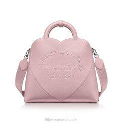 Tiffany Medium Tote Bag Unisex 0J0F2361 Accessories in Crystal Pink Leather