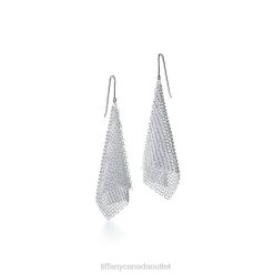 Tiffany Mesh Scarf Earrings Unisex 0J0F976 Jewelry
