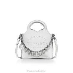 Tiffany Micro Tote Unisex 0J0F2373 Accessories in White Leather