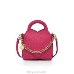 Tiffany Micro Tote Unisex 0J0F2386 Accessories in Cerise Leather