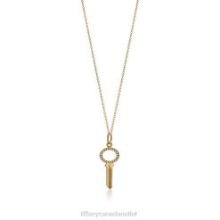 Tiffany Modern Keys Open Oval Key Pendant Unisex 0J0F582 Jewelry