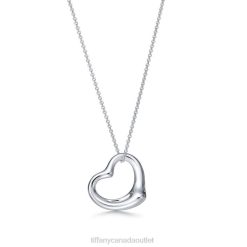 Tiffany Open Heart Pendant Unisex 0J0F23 Jewelry