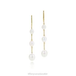 Tiffany Pearls by the Yard Chain Earrings Unisex 0J0F872 Jewelry