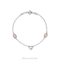 Tiffany Pearls by the Yard Open Heart Bracelet Unisex 0J0F1036 Jewelry