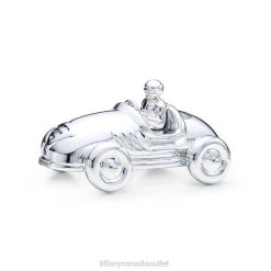 Tiffany Race Car Bank Unisex 0J0F2681 Home Decor in Sterling Silver