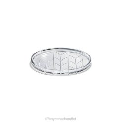 Tiffany Round Platter in Lead Crystal Unisex 0J0F2083 Home Decor