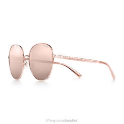 Tiffany Round Sunglasses Unisex 0J0F2583 Accessories in Rose Gold-colored Metal