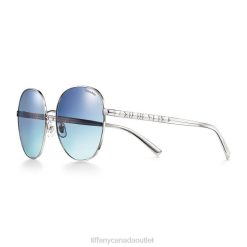 Tiffany Round Sunglasses Unisex 0J0F2584 Accessories in Silver-colored Metal