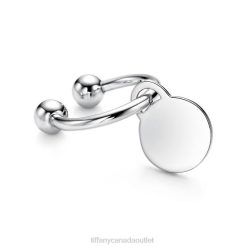 Tiffany Round Tag Key Ring Unisex 0J0F2753 Accessories