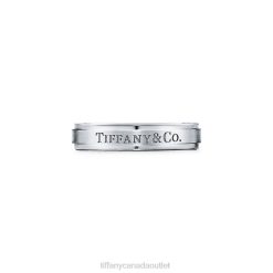 Tiffany Satin-finish Band Ring Unisex 0J0F1822 Jewelry